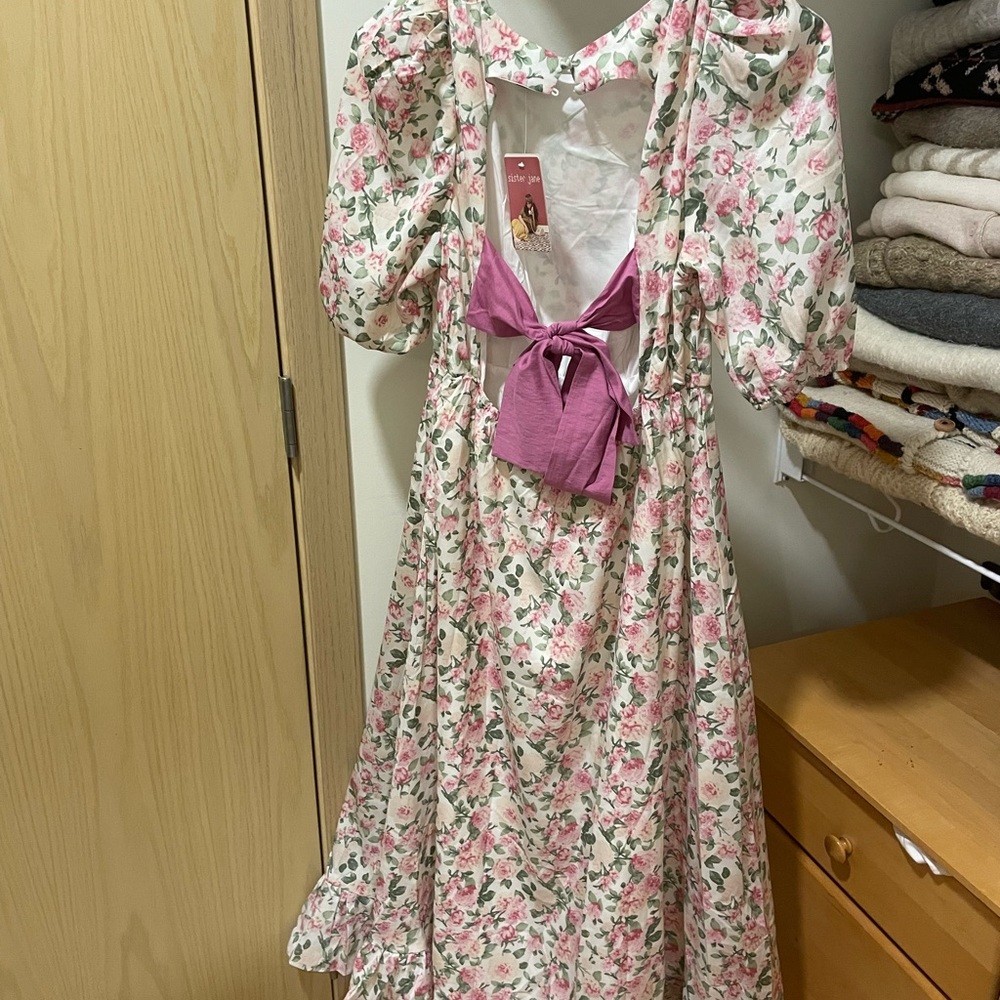 Sister Jane forest fauna midi dress